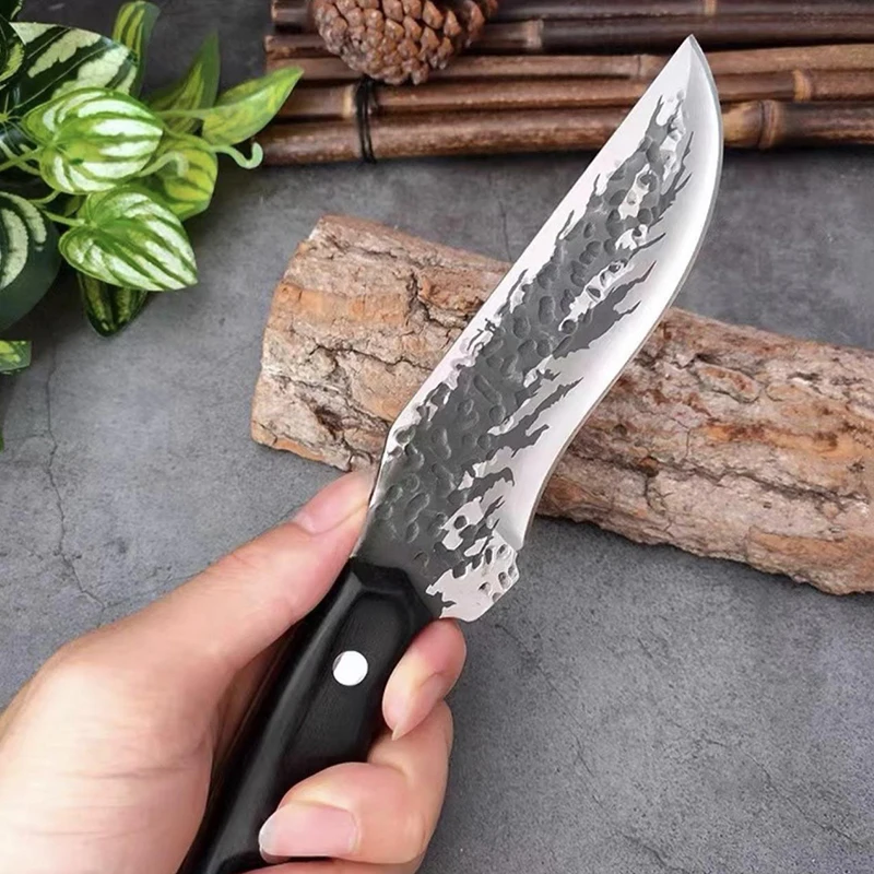 Ultra Sharp Small Kitchen High Carbon Stainless Steel Meat Kebab Messer Chef Cutter Butcher Knife Set