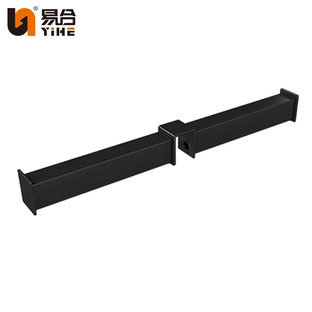 Clothes Display Hook Heavy Duty Security Metal Supermarket Shelf Hook Black Hook