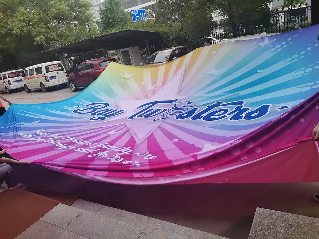 wholesale Sponsor advertising Triathlons Dye Sublimation Outdoor Sign Store Football Stadium Sports Large Size Season Banner