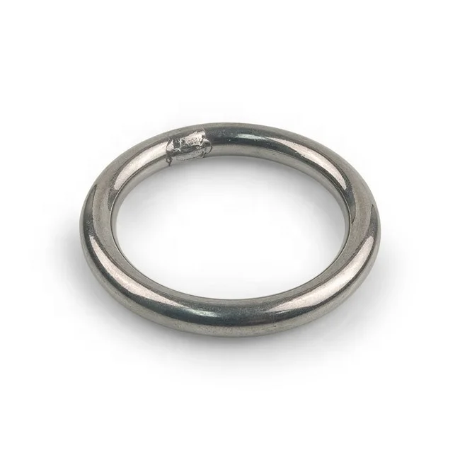 304 316 Stainless Steel O Rings Welded Round Ring - for Ropes, Hanging Objects