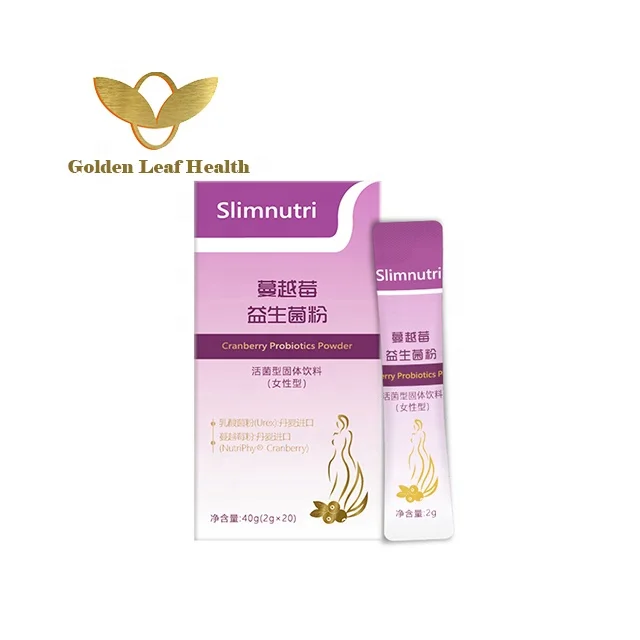Golden Leaf Health OEM Health Immunity Support Daily Lactobacillus Probiotics Powder for Women