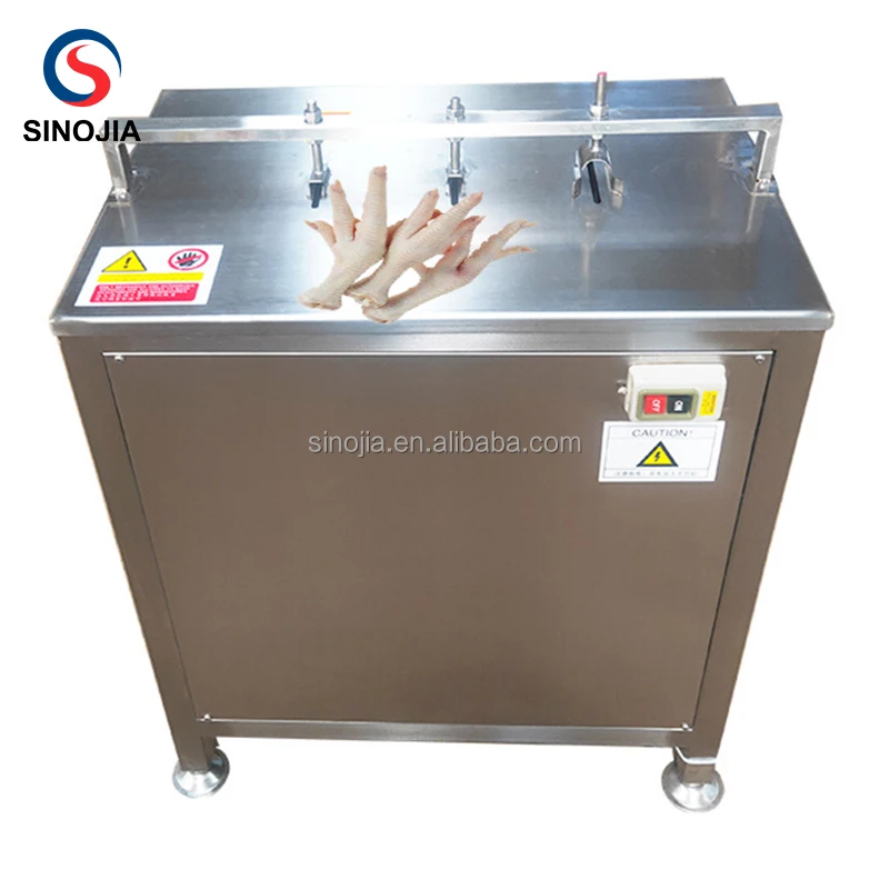 Industrial Use Chicken Feet Deboning Machine / Chicken Feet Cutter / Chicken Feet Slitting Machine