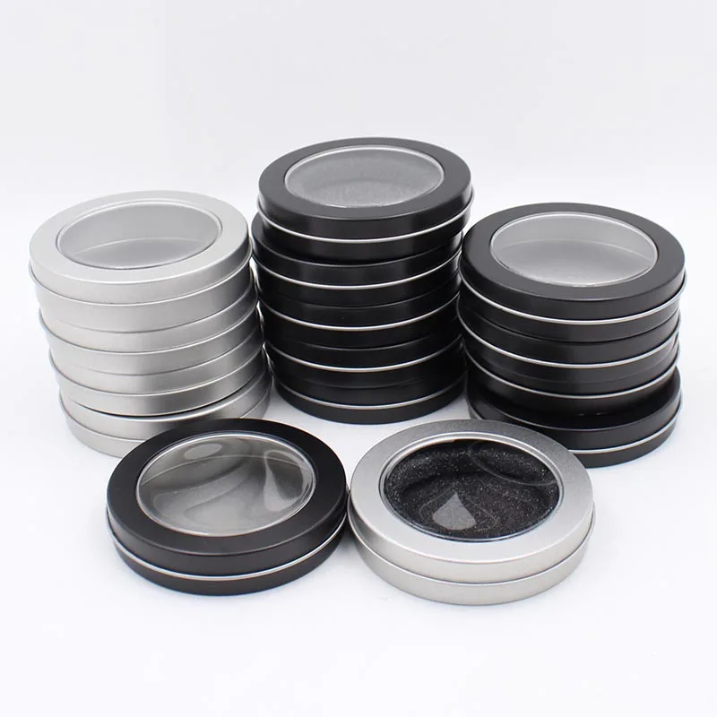 2024 popular CMYK Full Colors Printing Small Round Candy Tin Box