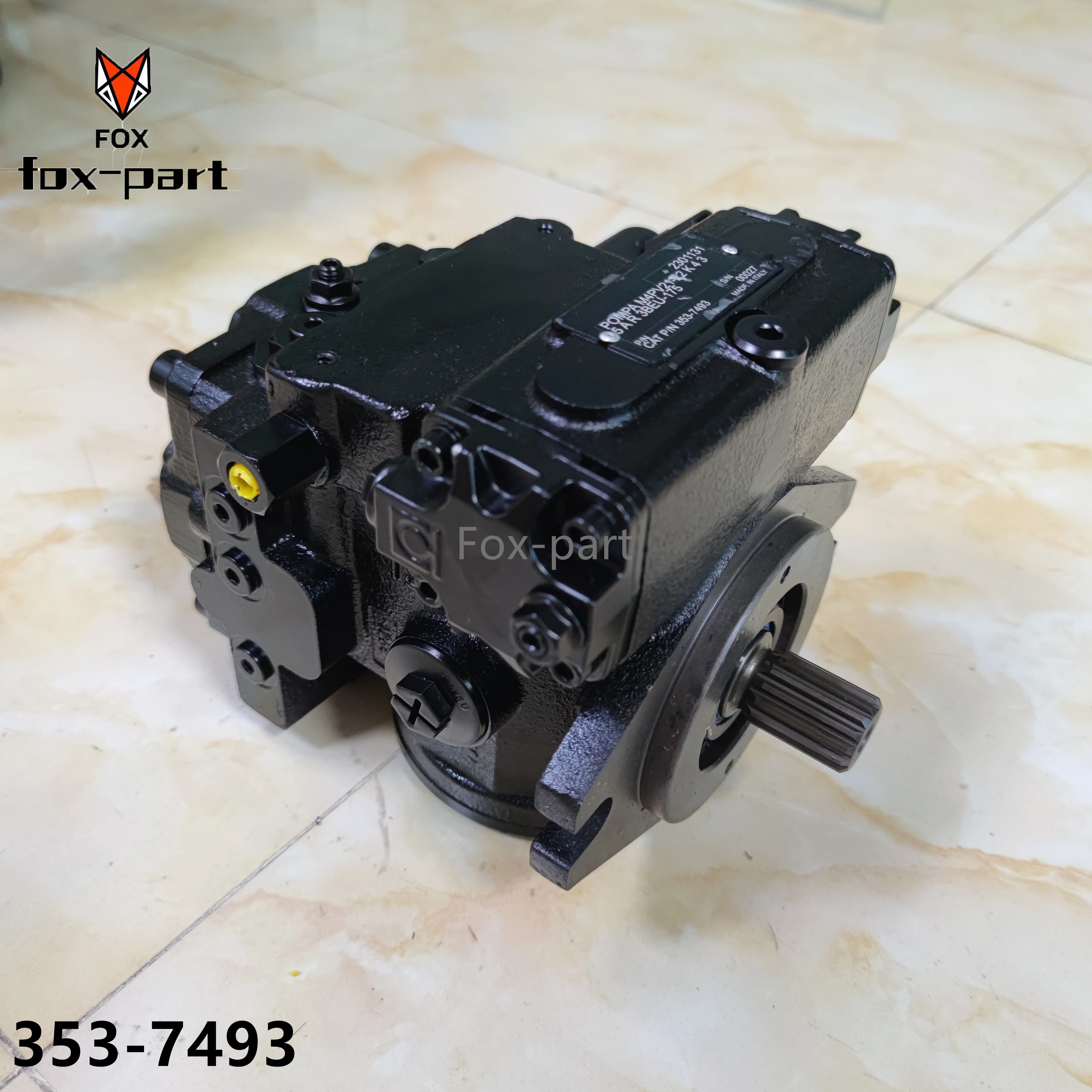 Подлинный гидравлический насос поршневой в сборе M4PV21-22 353-7493 3537493 для двигателя CB-22 CB24 CB32 3013C