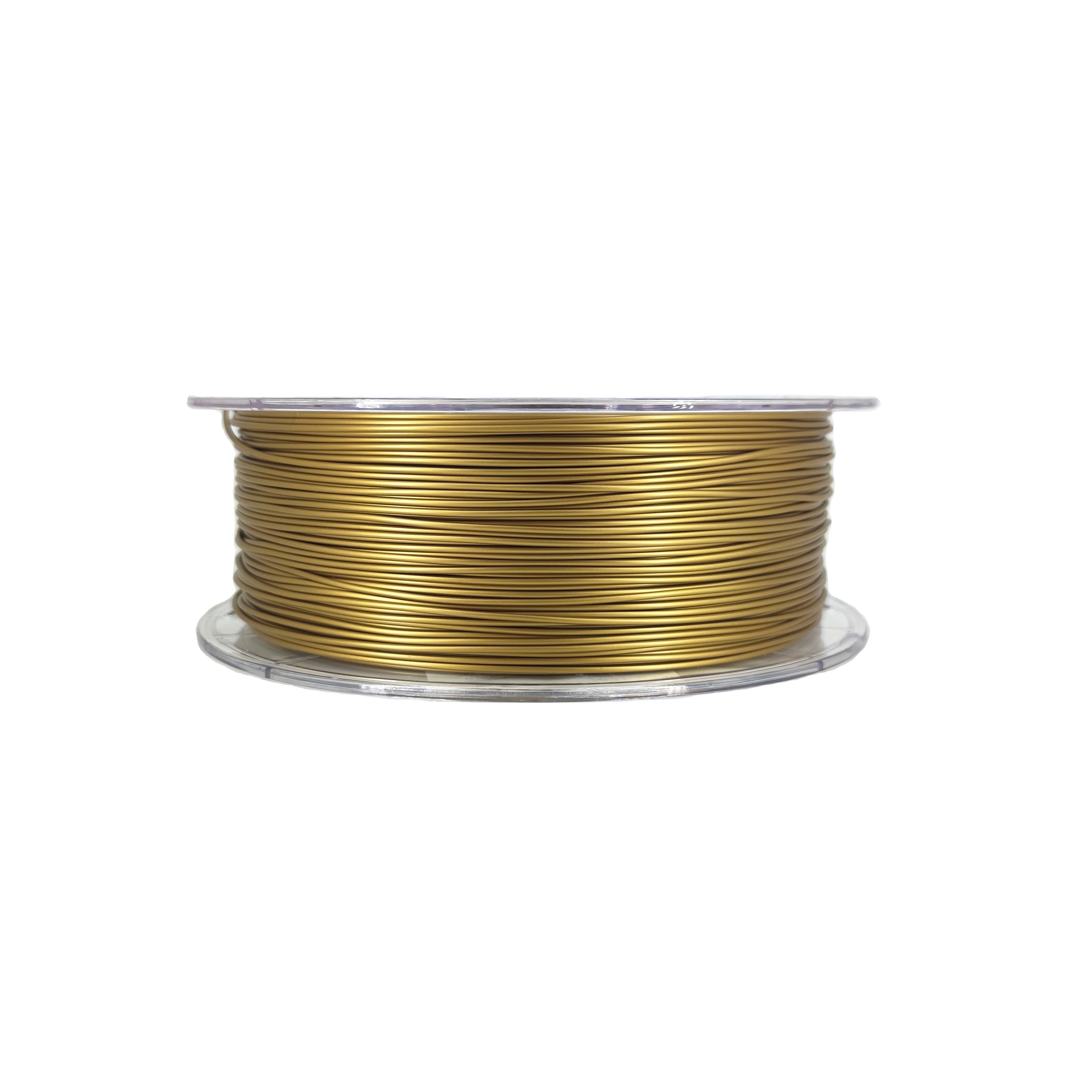 PLA 3d filament Metallic color Gold/Silver/Copper/Bronze China manufacturer 3D printing filament metal pla