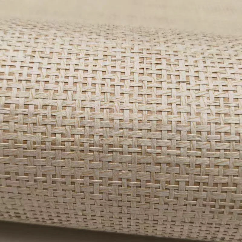 Factory High quality woven bamboo linen hemp natural grass cloth wallpaper for American style
