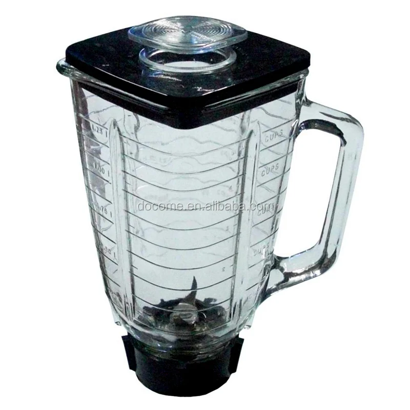 A13 Square and Stripe Glass Jar Set with Lid Blade Base Classic OSTER 4655 Blender Jar 1250mL Jar jarra de licuadora