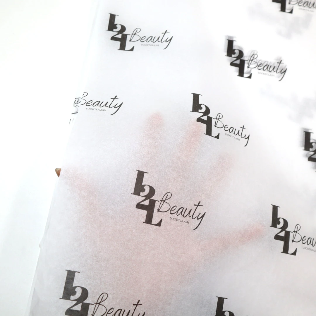 Custom Foil Stamping Tissue Paper Wrapping Paper For Clothing Packaging