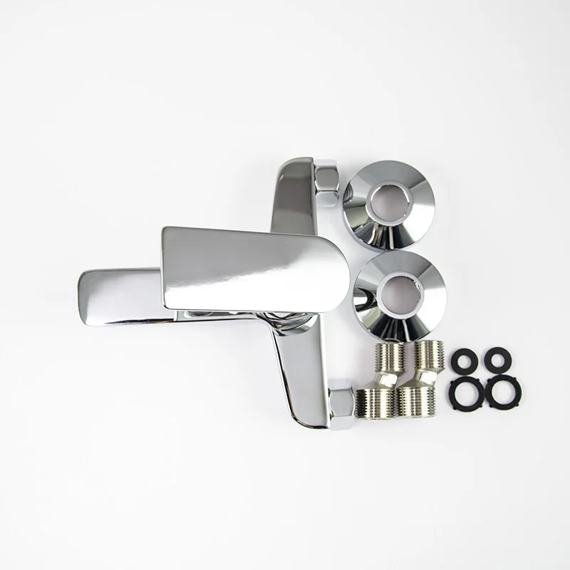 Brass Chrome Plated 35mm Ceramic Cartridge Hot Cold Water Mixer Bath Shower water faucet bubbler