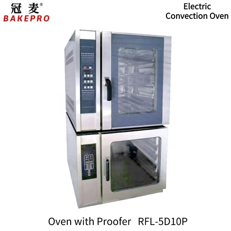 Bake Pro Commercial Steam 5 Trays Electric Baking Machine Small Convection Electric Oven For Baking