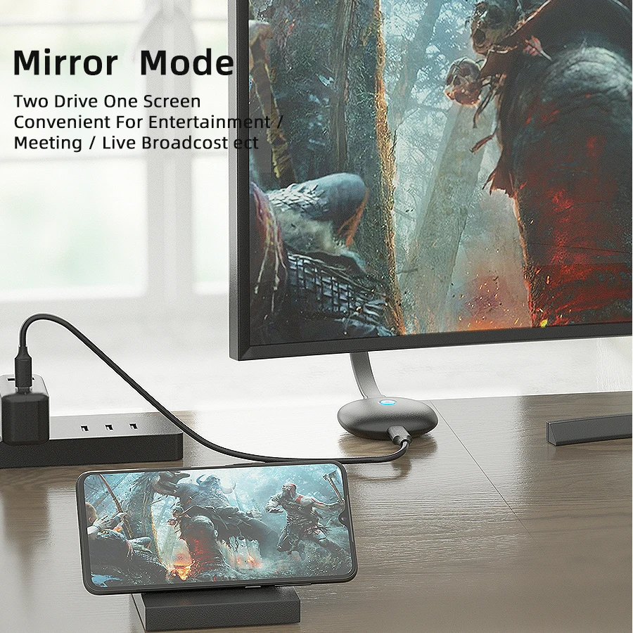  Wi-Fi HDMI адаптер Коннектор Поддержка Airplay Miracast беспроводной дисплей 4k приемник для