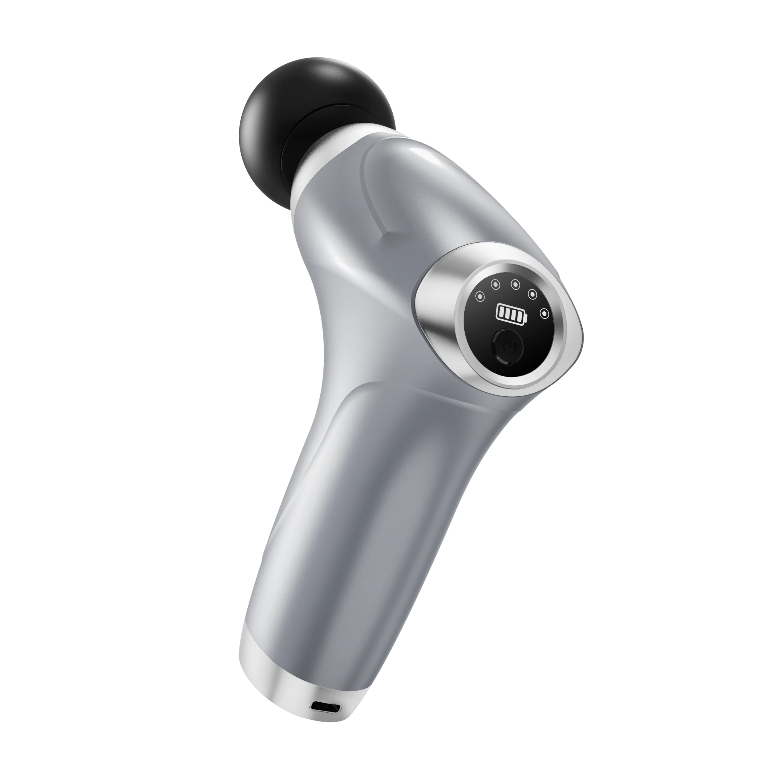 New 2021 Strong Hand Gun Mini Quickly Rechargeable Body Vibration Massage Gun With 4 Head