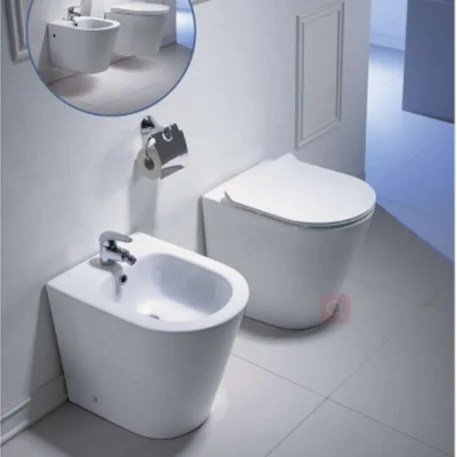 Сантехника для ванной комнаты унитаз Напольное сиденье без оправы