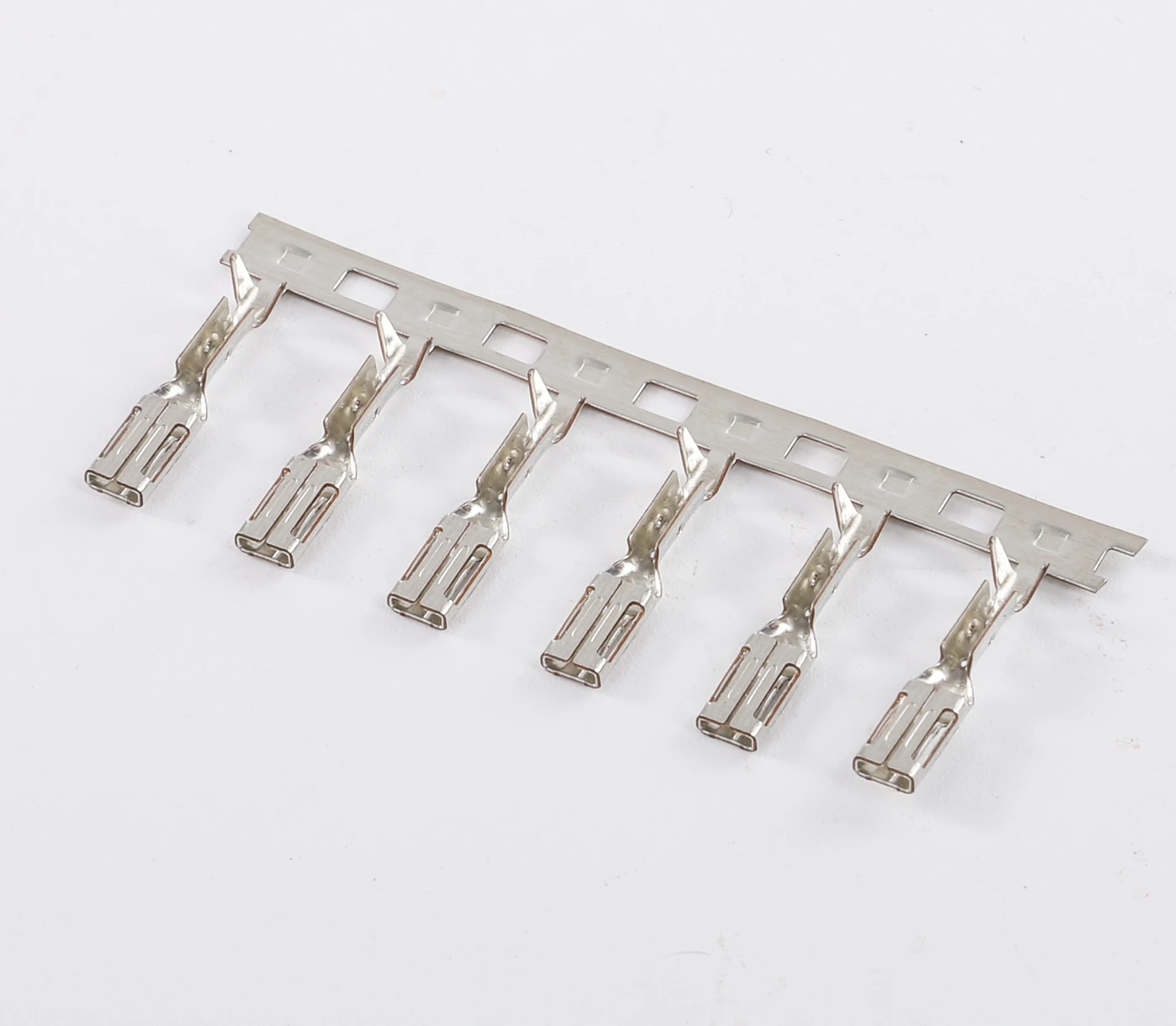 gvei 6.3 blade crimp pcb male pin connector auto terminals