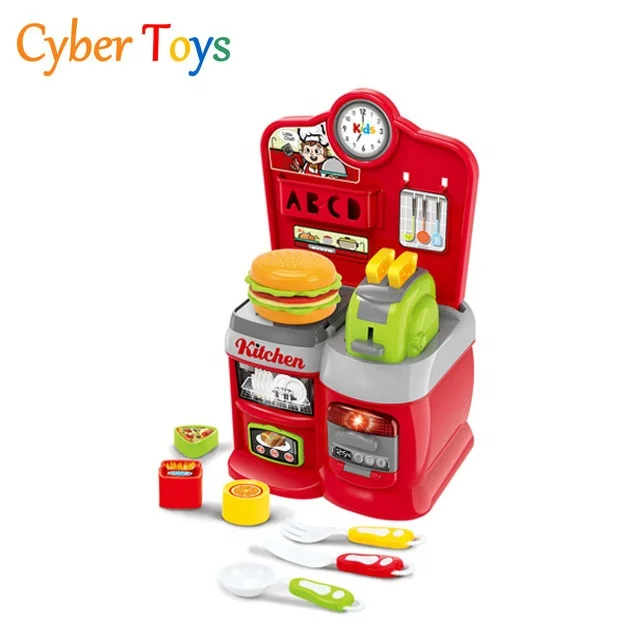 
Simulated kitchen suit girls gifts parent-child interactive kids toy set 