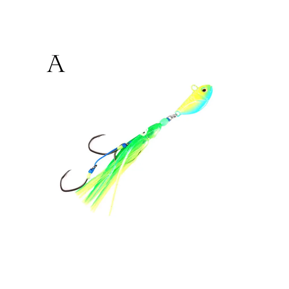 Jig artificial lure jigging head soft lure octopus bait lure with hooks big game sea fishing for jig