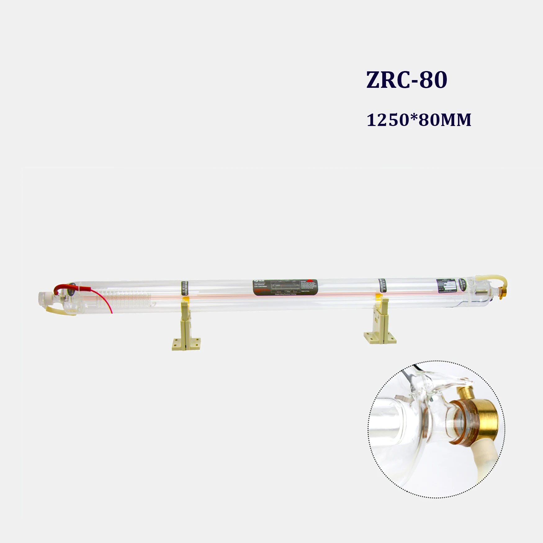 SHZR 80W Coherent Co2 Laser Tube Refill And Repair 120W Co2 Reci W6 Laser Tube For Laser Cutting Machine