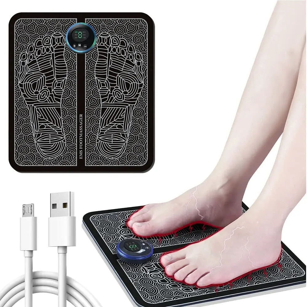 CONYO Factory Cheap Tens Massage Pad Feet Muscle Stimulator Massage Mat Electric Vibrating Ems Foot Massager