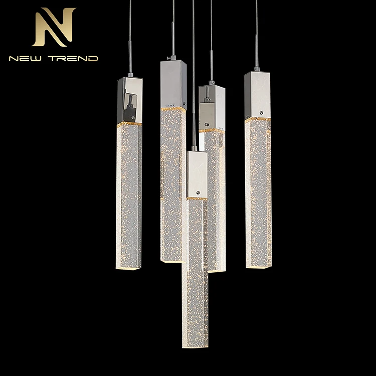 Новый дизайн хрустальное украшение для дома освещение спальни столовой светодиодная люстра лампа