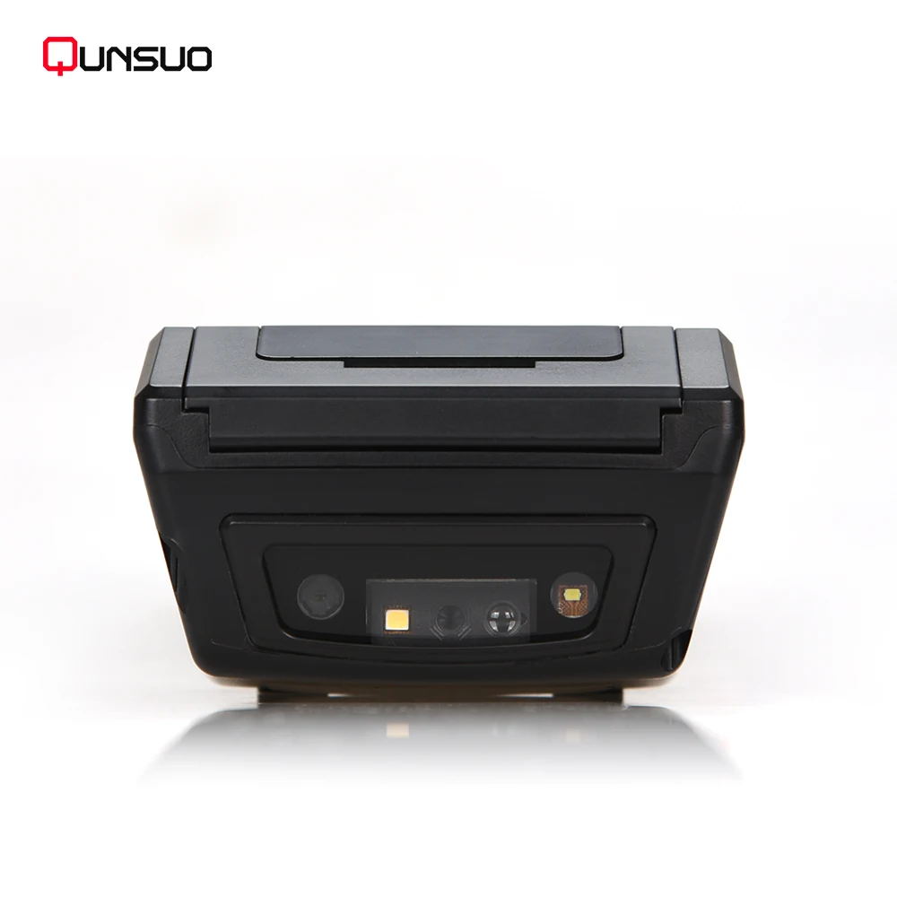 Mobile hotel check-in wifi android 4g pda scanner smart pos terminal fingerprint reader with built in thermal printer