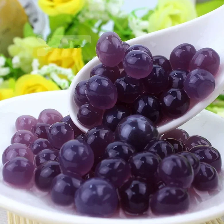 BOBER TEA1300 grams wholesale pearl milk tea ingredients will eat blueberry flavor burst Popa