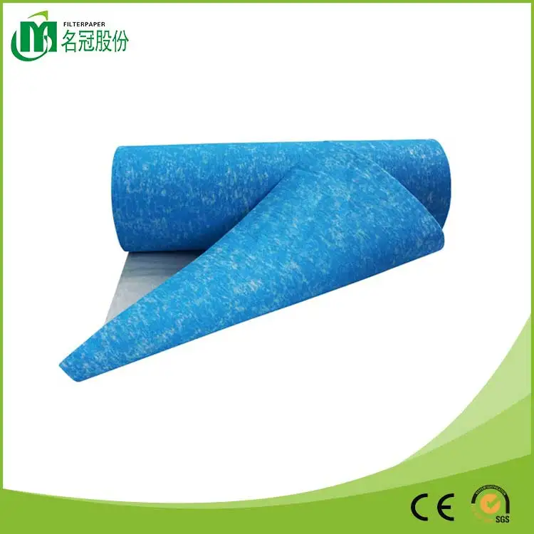 Medium efficiency needle-punched non-woven fabric electrostatic-charged air filter media applied in HVAC