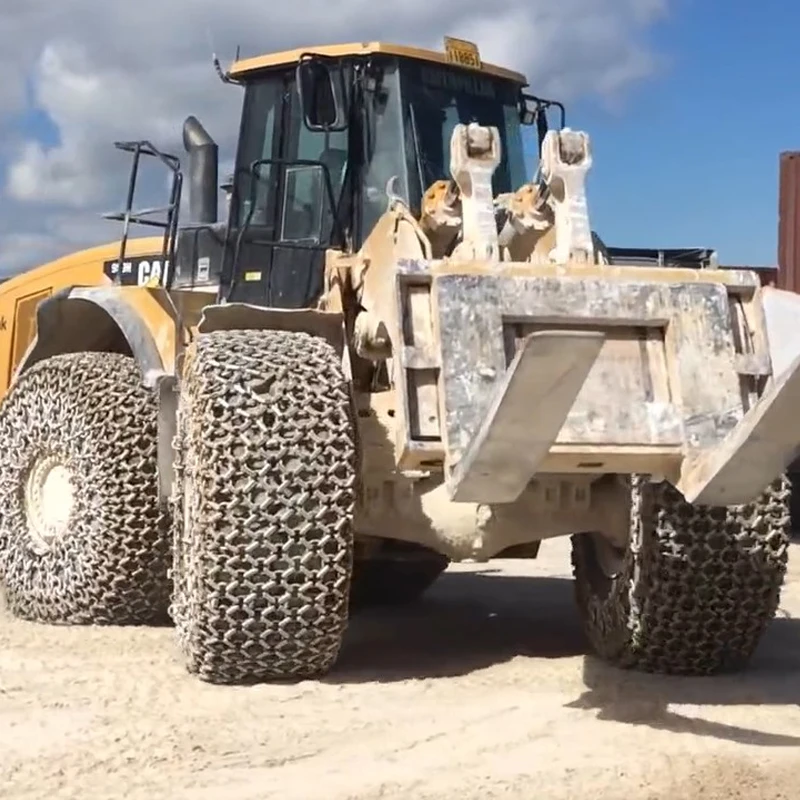 13.6R28 14.9R28 Hot Slag Chain Coal Mining Chains Agricultural Tractor Chains