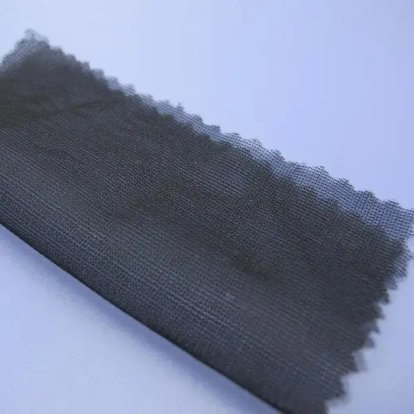 
28g polyamide multifilament mesh fabric stabilized tricot lining net fabric stabilizer nylon mesh fabric 