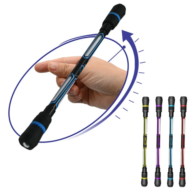Creative simple students Rotating gel pen  0.5mm black stress relief for student gift spinner toy