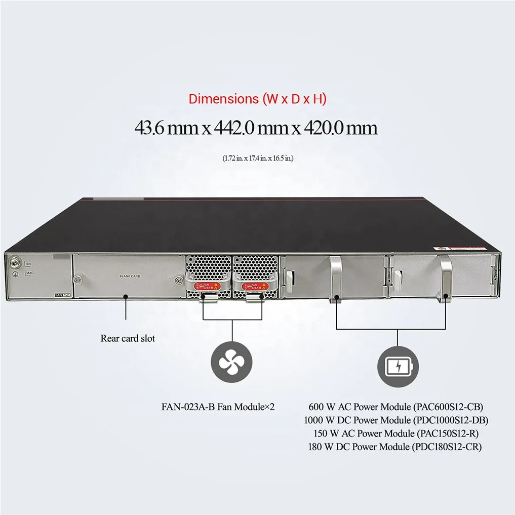 10/100/1000BASE-T PoE+ Switch S5731-H48P4XC Three-layer Core Switch 02352SVD-001
