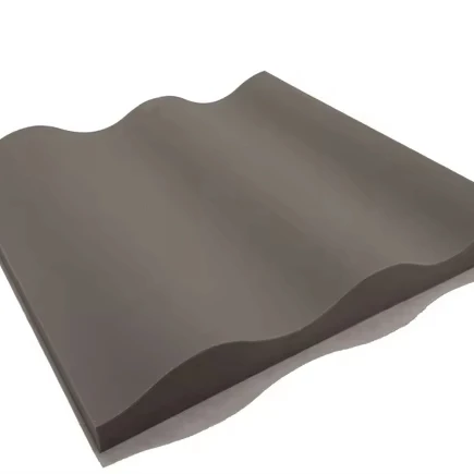 Wave Shape 120*60cm Acoustic foam Fire blocking Retardant Sound Absorbing Soundproof Material Studio Acoustic Egg Crate Foam