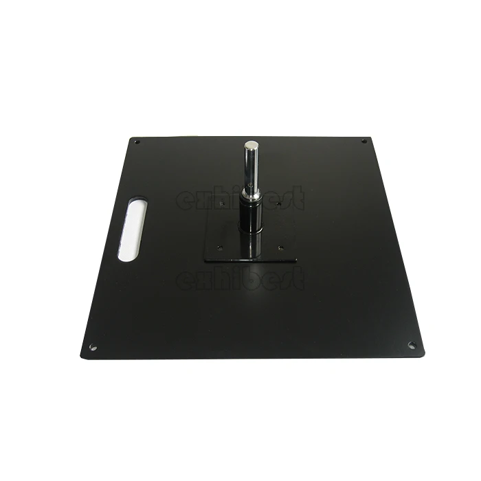 Flying Banner flag Stand with Square Iron Base /Chromium Plating Flexible Cloth Flag