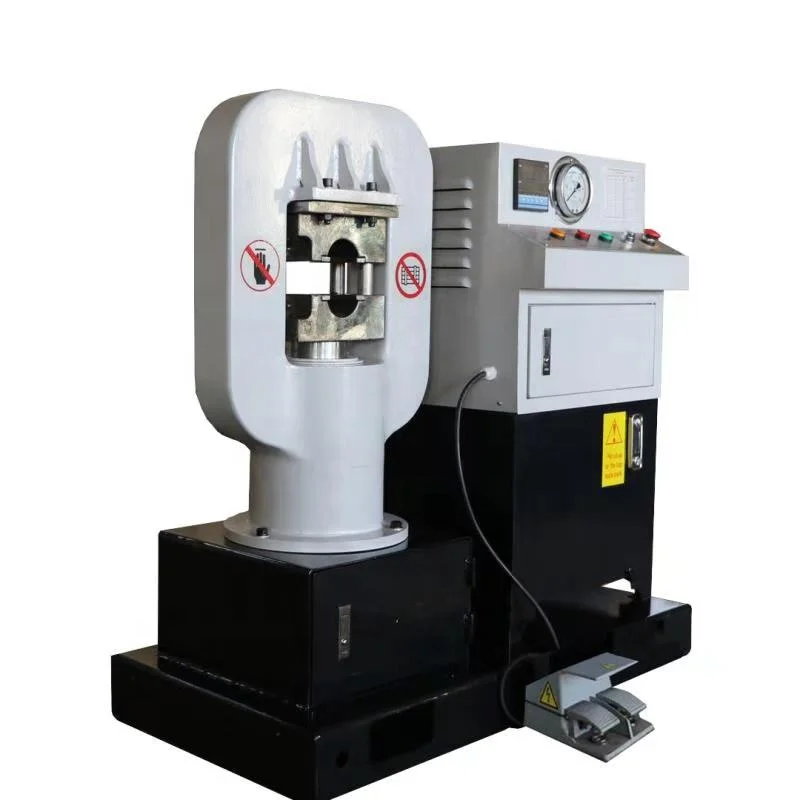 Hydraulic wire rope pressing machine