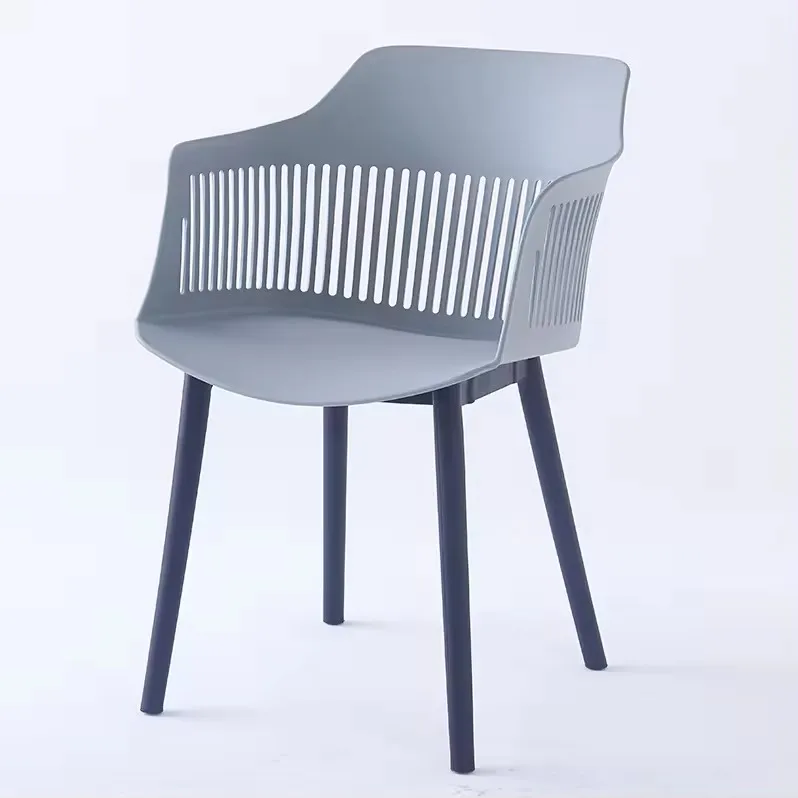 Hot Sale Modern Fashion Contemporary Kitchen Room Dinner Chair OEM Colors PP Plastic Dining Chairs
