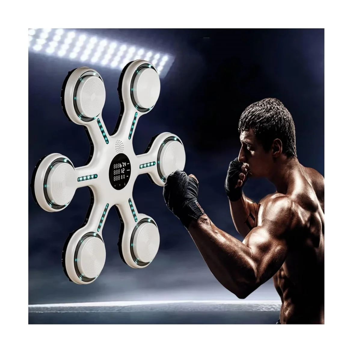 Wellshow  Music Boxing Machine Home Fitness Boxing Equipment Features Boxing Training Punching Equipment