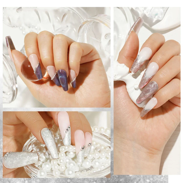 Factory Direct Pearl 9D Cat Eye Gel Nail Polish Shell Thread Gel Polish Drawing Mermaid Gel Nail Polish