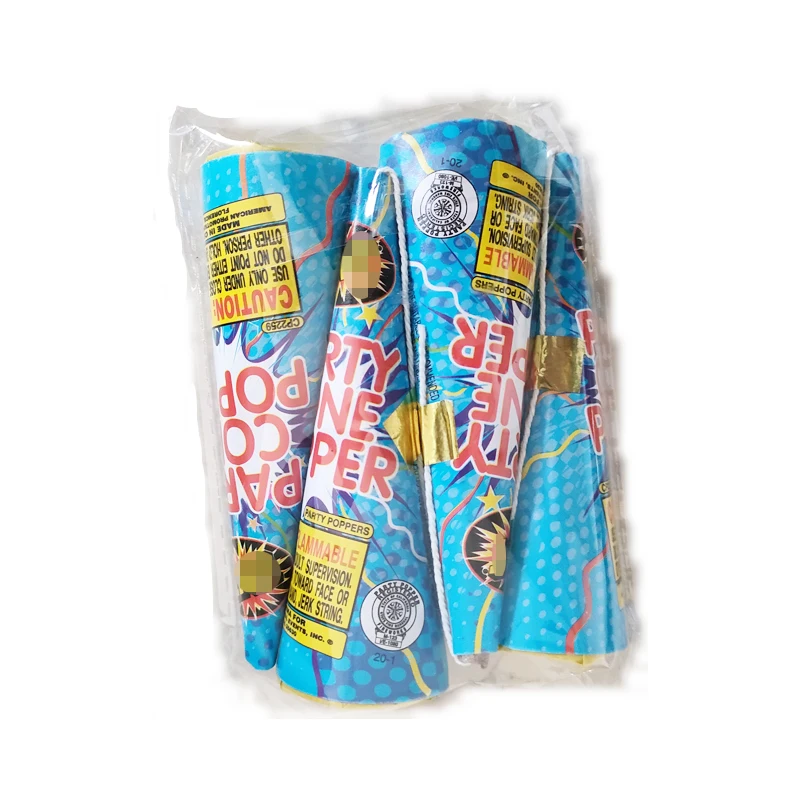 Party poppers with gifts inside cheap party poppers fireworks party popper manufacturer