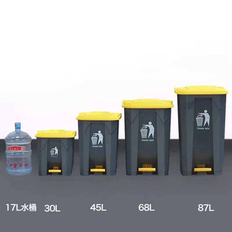 Variety Size Trash Can Medical Waste Bin With Foot Pedal Customized Logo Hospital Clinic Trash Can