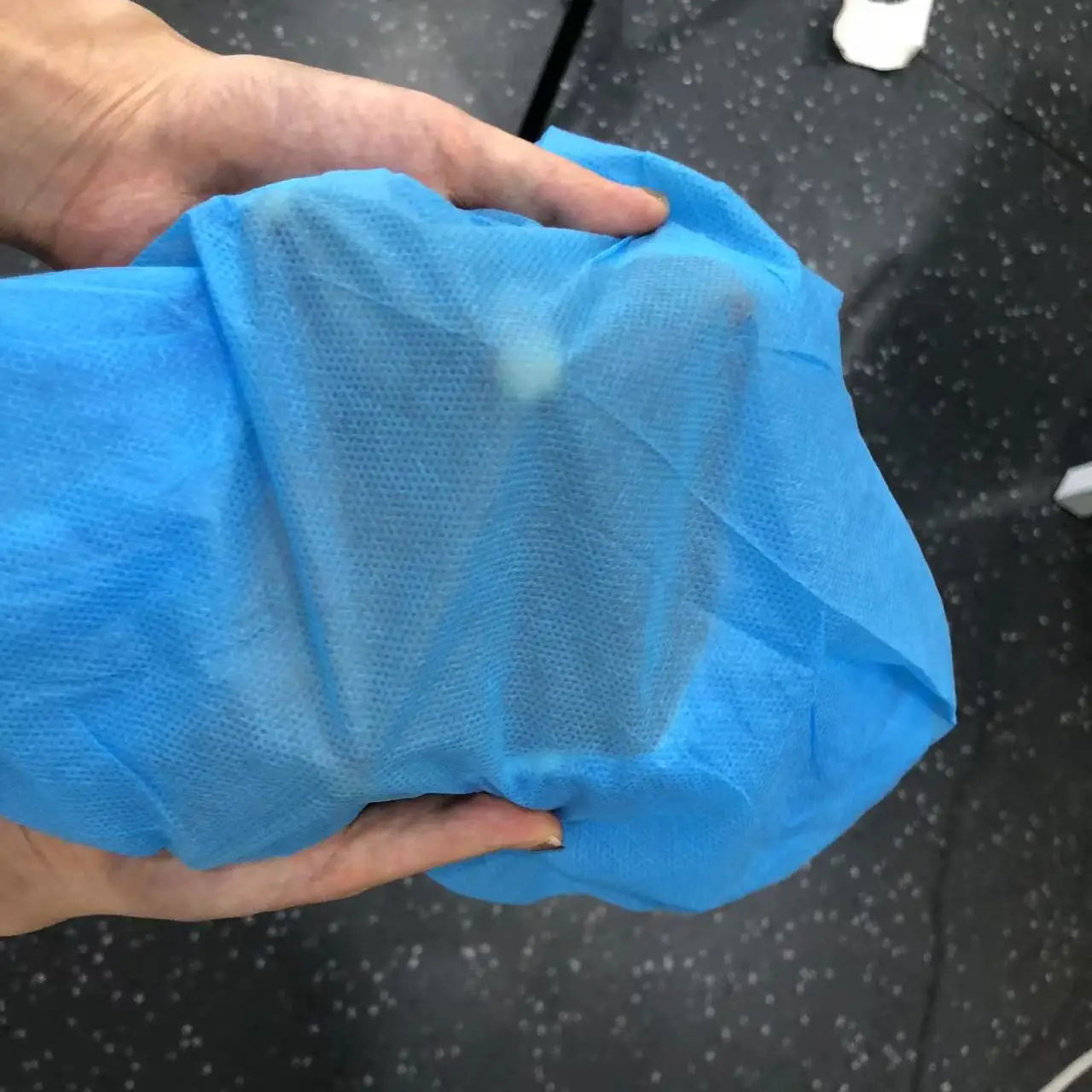 Biodegradable disposable hairnet mesh Spunbond Bouffant PP Nonwoven Hair net Isolation Elastic Dustproof Mesh Mob Cap