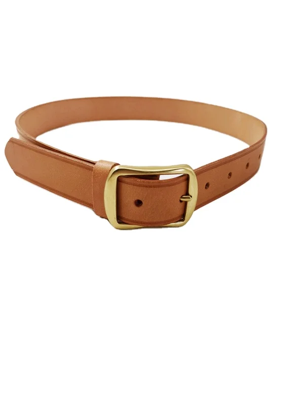 Promotion popular leather punching belt for men