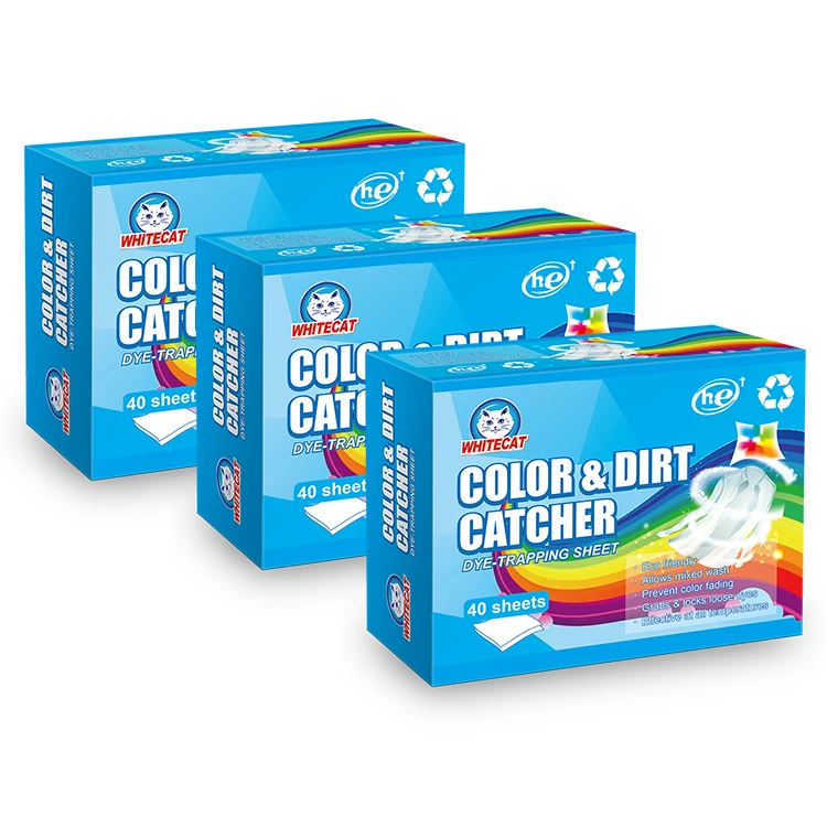 Whitecat Daily Necessities Color Grabber Sheets with New Packaging