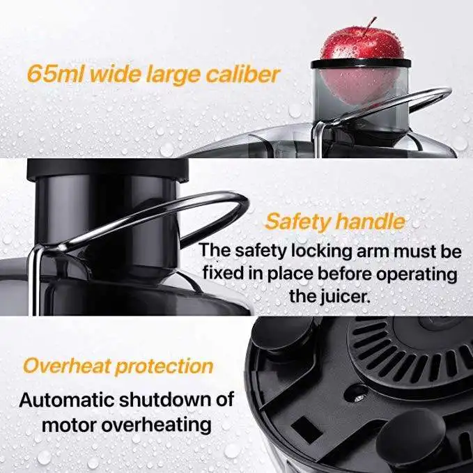 Top Sales Big Mouth Fruit Centrifugal Juicer Dual Speeds Juicer Extractor Machine Slow Juicer