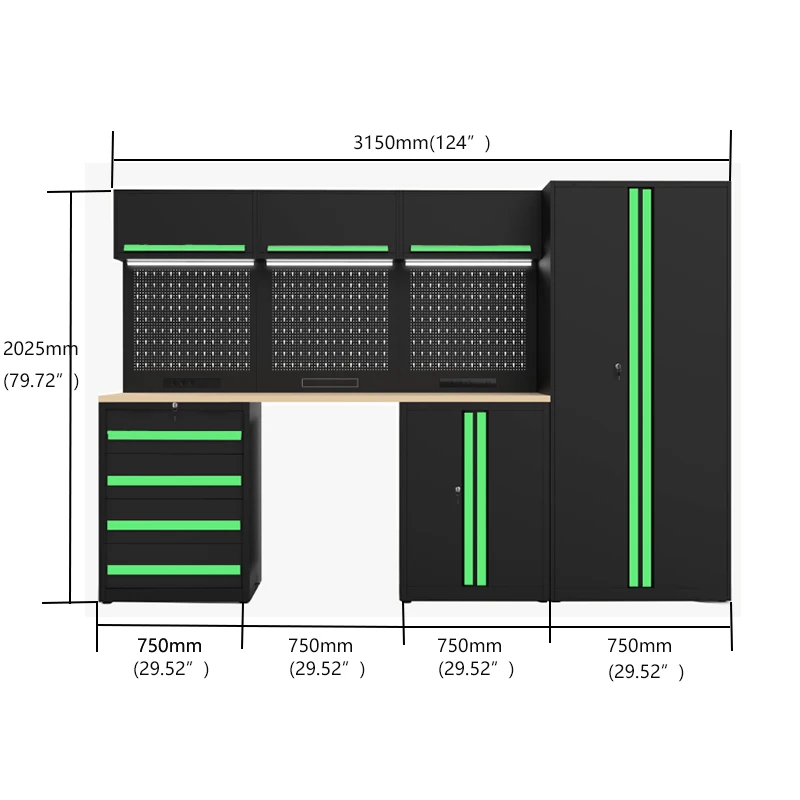 Factory Garage Customized Multi-function Stainless Steel Storage Wall Cabinet Cube Storage cabinet