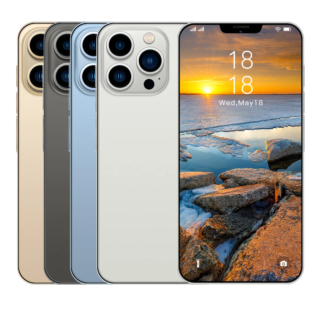 i13 Pro Max new mobile phones Smartphone 16G+512GB 6.7 inch full screen smartphone Mobile Phones gaming mobile phone 5GLow Price