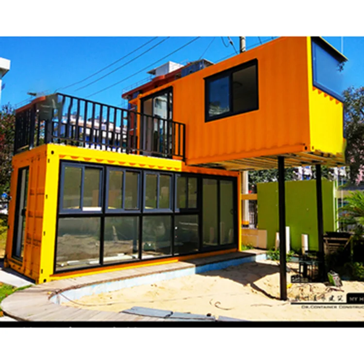 Modular House Prefabricated 40 Ft Flat Pack Shipping Container Two Bedroom Prefab Expandable Container House