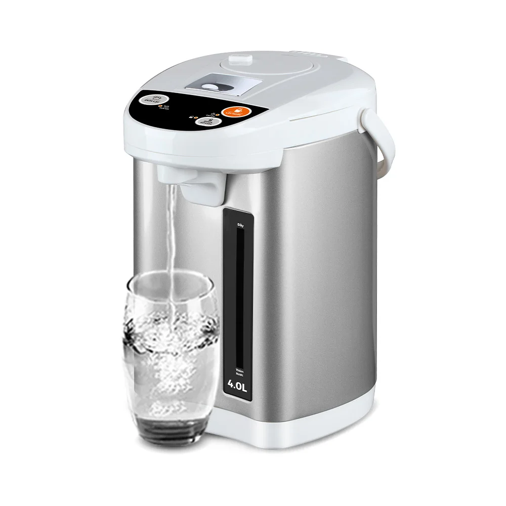 Electric Thermo Pot and Air Pot Combo for Modern Kitchens re-boil function household plastic housing electric thermo pot