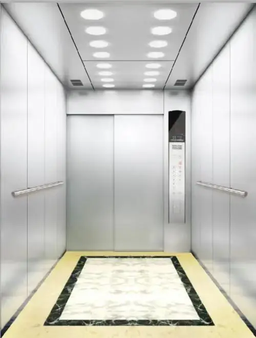 Intelligent control panel for high quality hospital elevator with large space dedicated for medical treatment