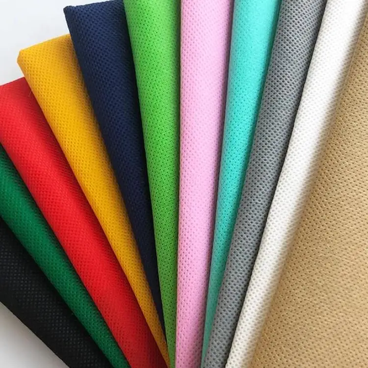China 10-250gsm pp nonwoven spunbond fabric for sale with pp fabric rolls stock