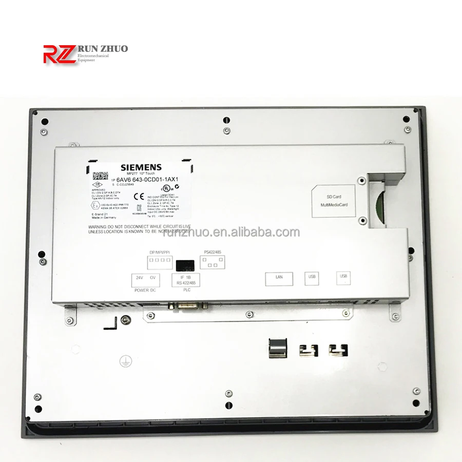 Siemens SIMATIC HMI MP-277 10 Inch 6AV6643-0CD01-1AX1 Comfort Touch Screen Panel