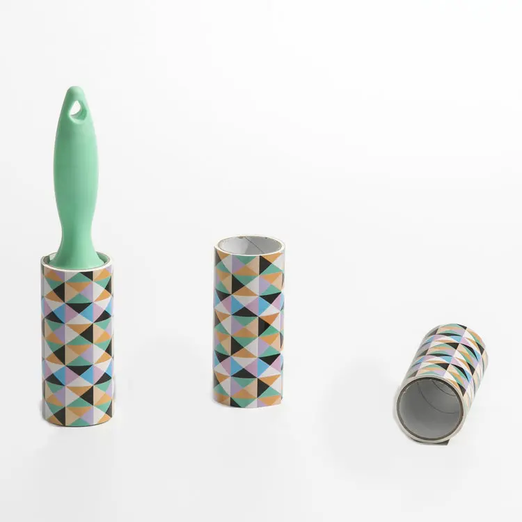 High tackiness household sticky cleaning tear paper refill set efficient lint roller